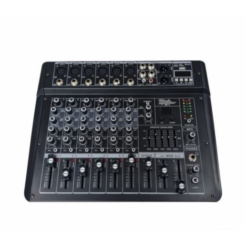 Power Mixer 6 Channel Black Spider MP-6