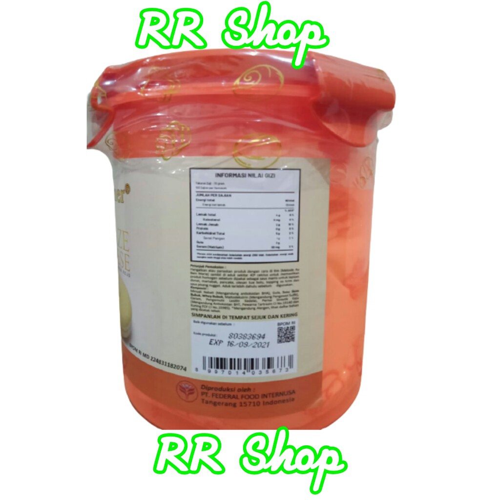 Elmer Dip Glaze Cheese 1kg - Glaze 1kg | Glaze Keju |cream Glaze Chesse