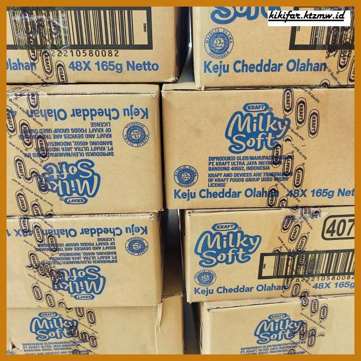 

Ujekujek- Keju Kraft Milky Soft 165 Gr -Original.