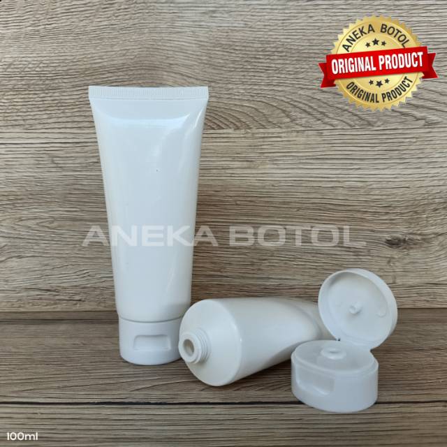 TUBE 100 GRAM DOVE TUTUP FLIPTOP PUTIH / TUBE PASTA KOSONG MURAH ORIGINAL