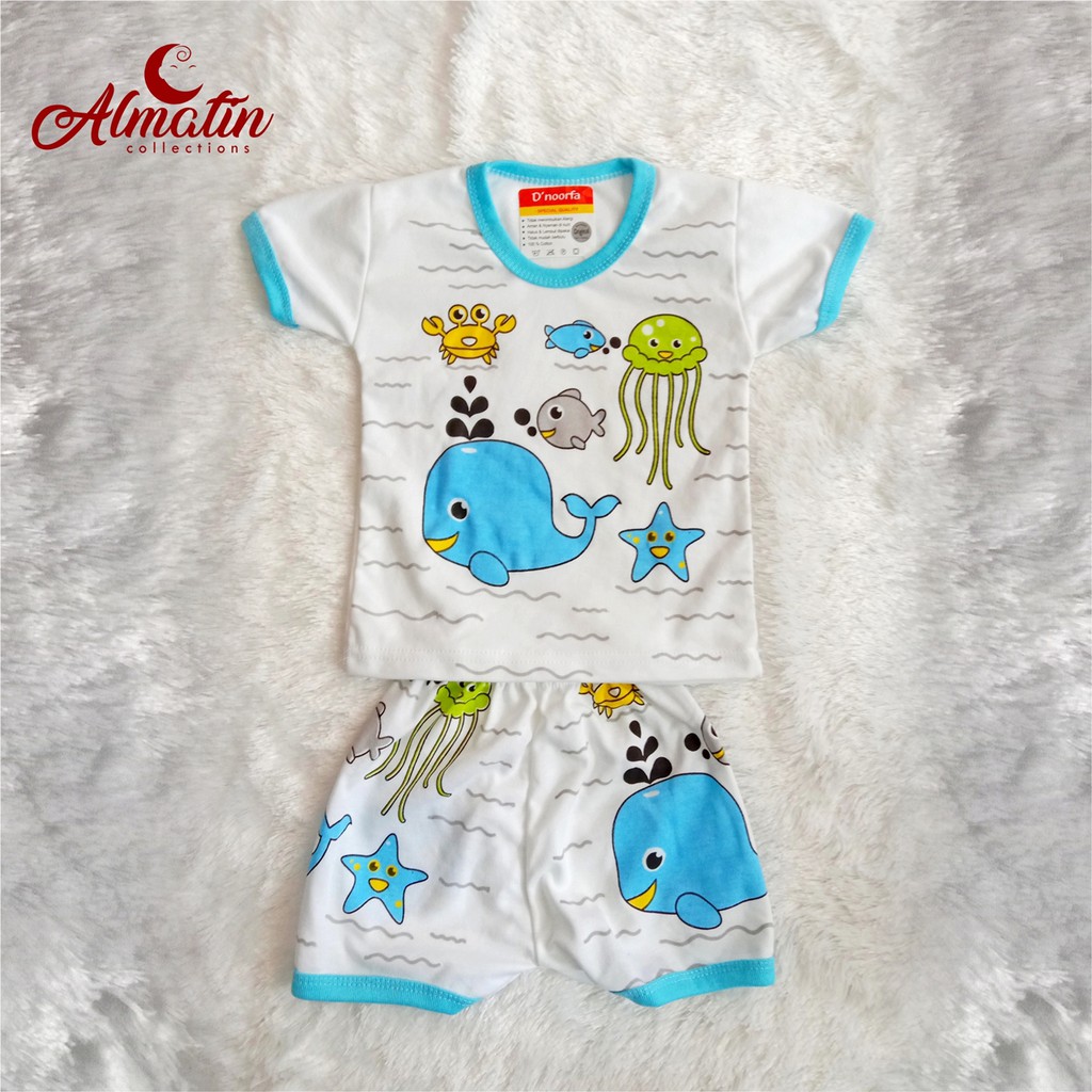 Setelan Baju Anak / Pakaian Baju Bayi Terbaru / Baju Bayi Karakter Dapat 3 Stel