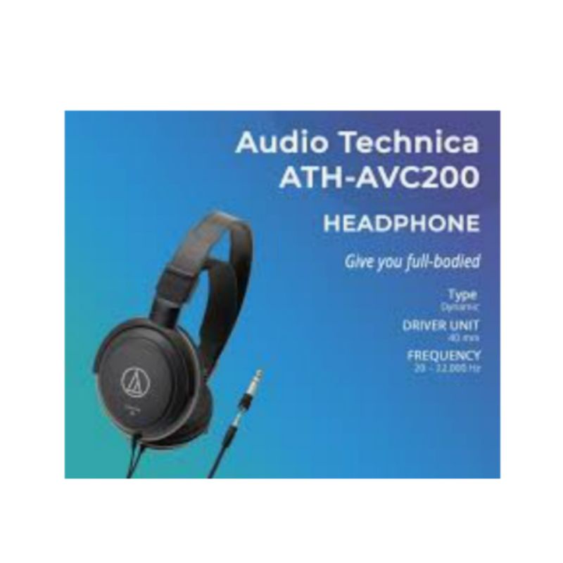 Headphone Audio Technica ATH AVC200, Garansi resmi