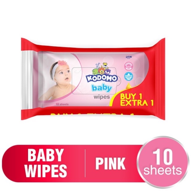 Kodomo Baby Wipes 10 Sheets