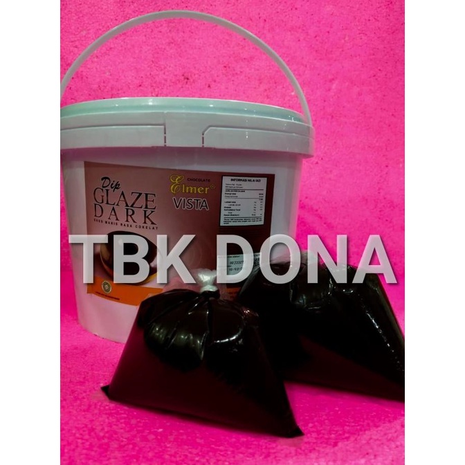 

ELMER DIP GLAZE DARK COKELAT RE-PACK 500 GR MURAH / GLAZE DARK COKELAT Kode 832