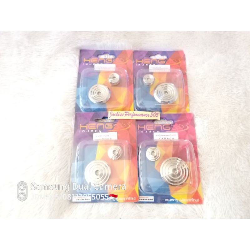 Stainless Coin CVT Mio Nouvo Chrome Rainbow