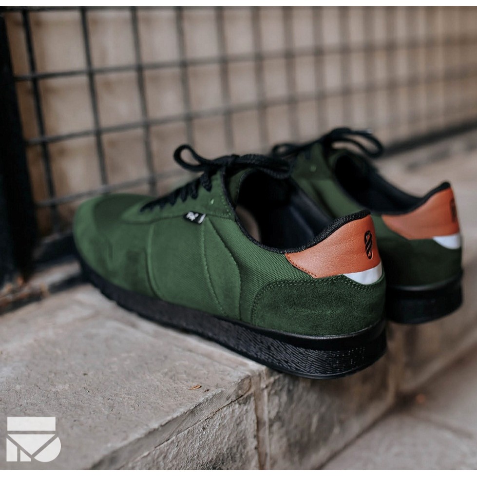 Sepatu Sneaker Casual Kets Pria Cowok Men Sneakers Footwear Ori | Nordic Green Army |FORIND x FSTP