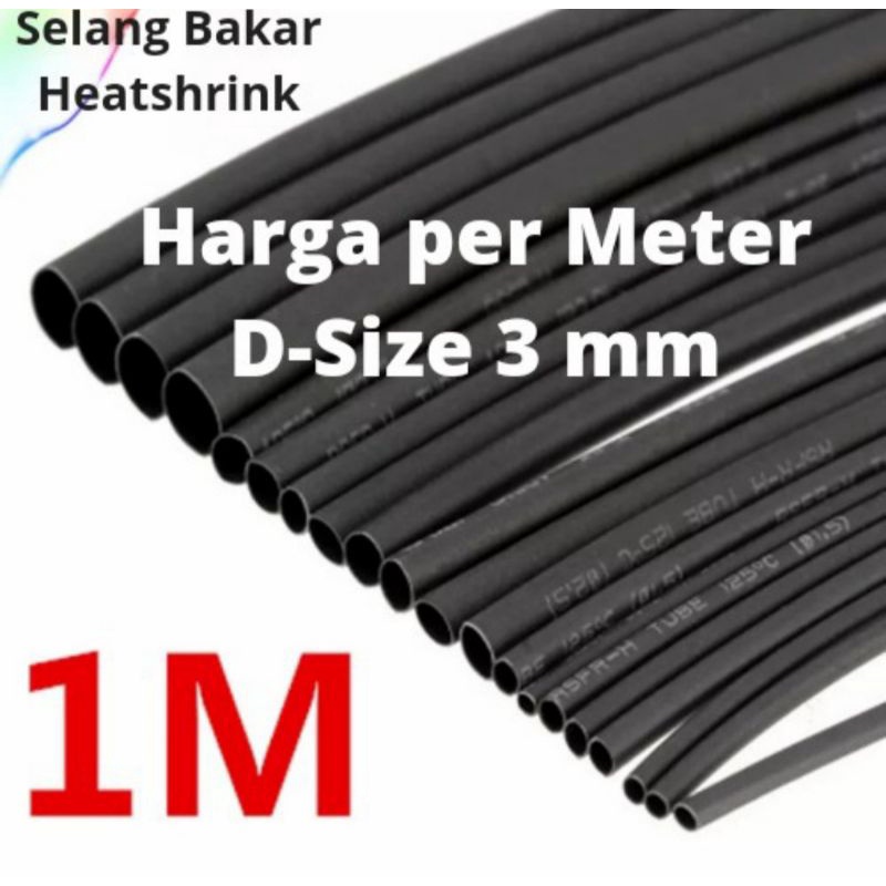 SELONGSONG BAKAR 3MM/HEATSHRINK 3MM