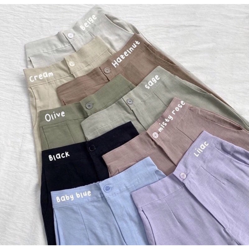 CULLOTE LINEN HIGHWAIST