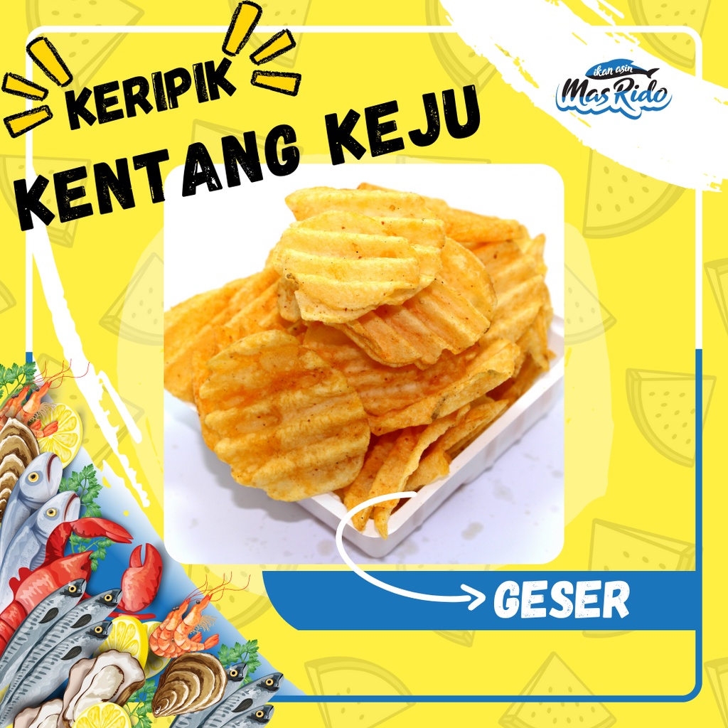 

Keripik Kentang Rasa Keju Potato Chips Zig Zag Camilan Kentang Renyah