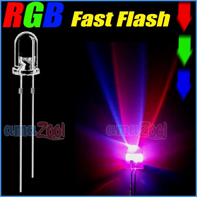 LED 3 WARNA RGB 5 mm FLASH