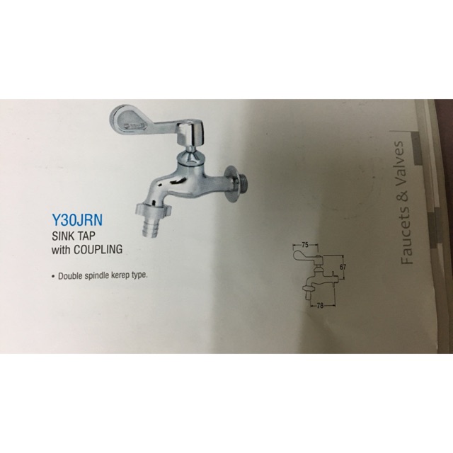 San ei Y30JRN ORIGINAL kran tembok taman