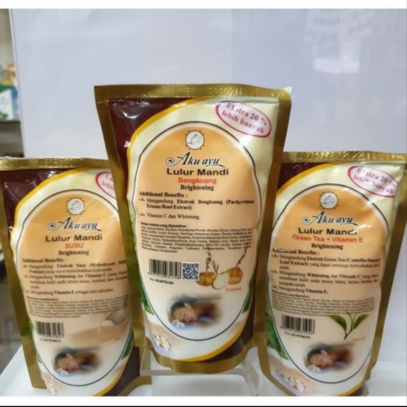 Aku Ayu Lulur Mandi | Body Scrub Akuayu 250gr