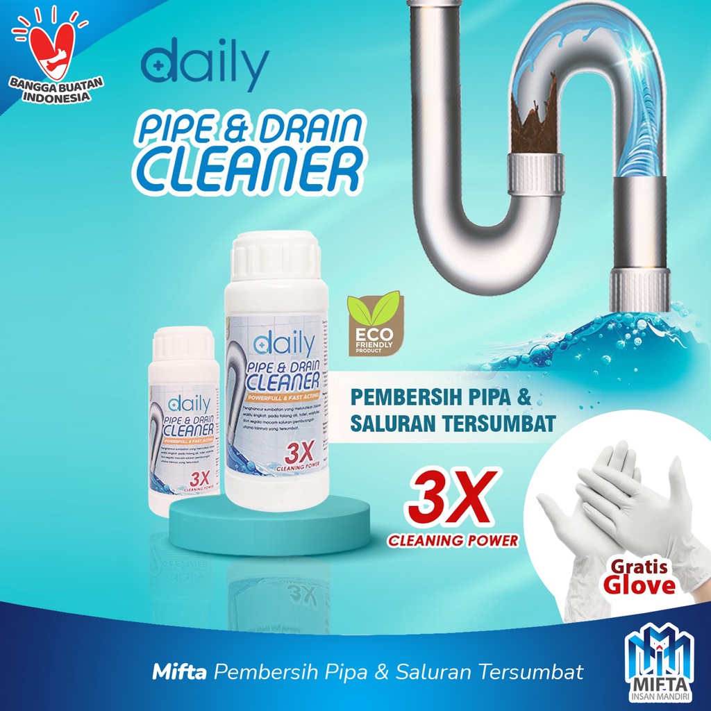 DAILY PEMBERSIH SALURAN PIPA / PIPE &amp; DRAIN CLEANER / PEMBERSIH PIPA