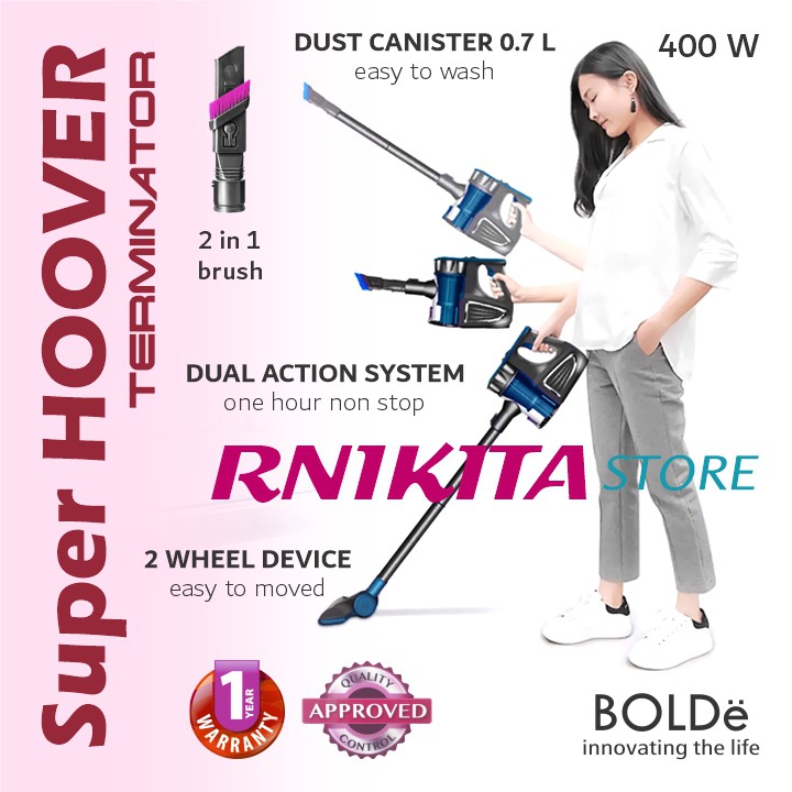 BOLDe SUPER HOOVER TERMINATOR - Motor Vacuum Cleaner Tidak Cepat Panas