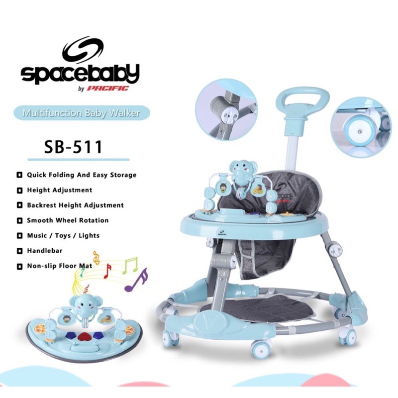 SIYA ✨ FREE BUBBLEWRAP Baby Walker Apolo Space Baby SB 513 512 511 516  506 SB 507 SB 509 701 711 316 709 BABY WALKER MASTELA SS 801 T 802 T Alat Bantu Belajar Berjalan Bayi SB513 SB 512 SB 511