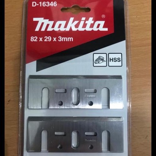 MATA PISAU SERUT KETAM MAKITA Planer Blade HSS D 16346 Original 82 x 29 x3 mm Asli