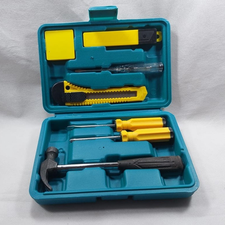 Toolkit Set Perkakas Tukang Alat Tukang 8in1 Tool Set Alat Pertukangan