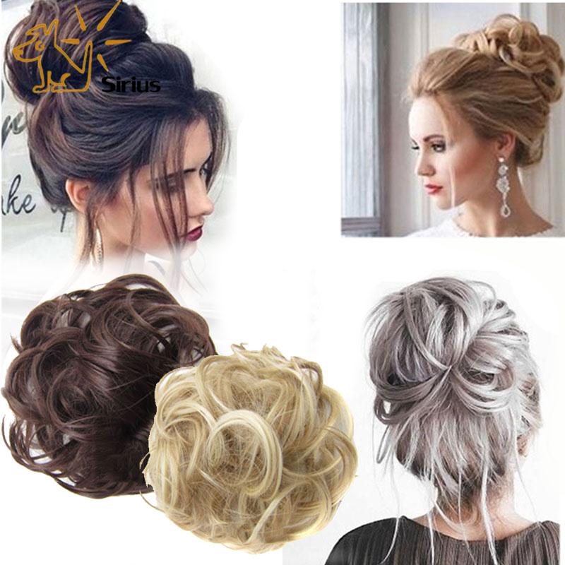 Hairpiece Scrunchie Curly Pony Tail Hair Ring High Temperature