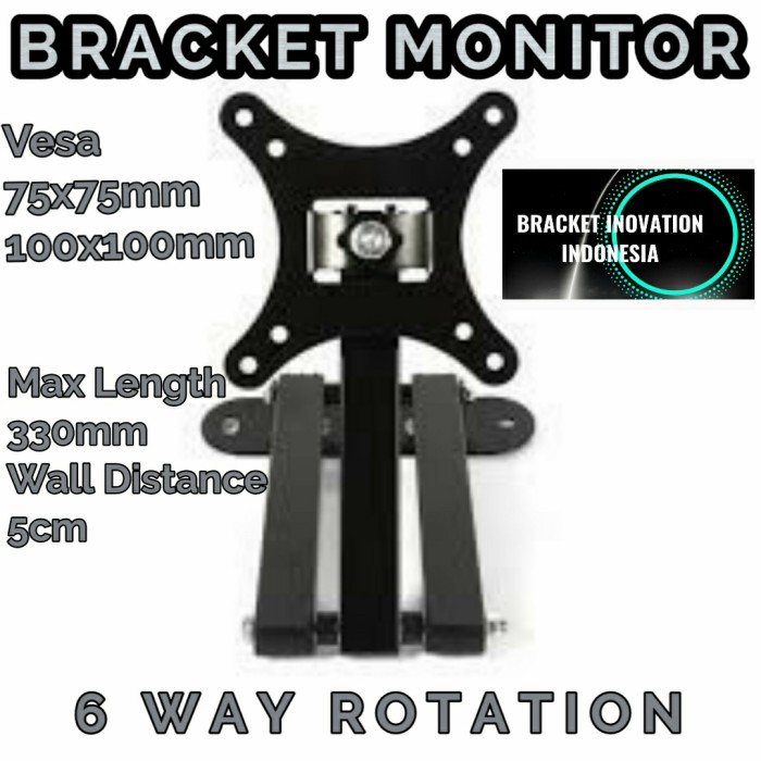 BRACKET/BRAKET/BREKET MONITOR/TV 14 15 17 19 20 22 24 27&quot; MAX 30&quot;