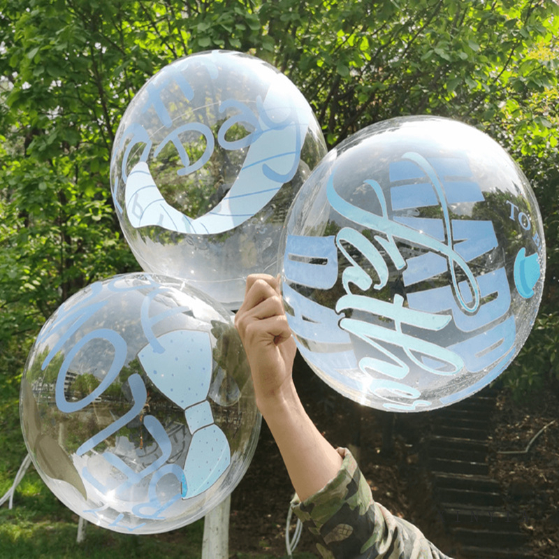 20 Inch Bobo Transparan Karet Balon Perlengkapan Balon Dekorasi Pesta Pernikahan Dan Ulang Tahun