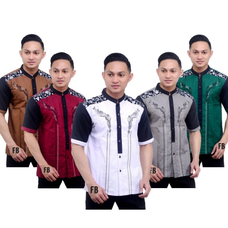 Koko Pria Koko Bordir Muslim Koko Muslim