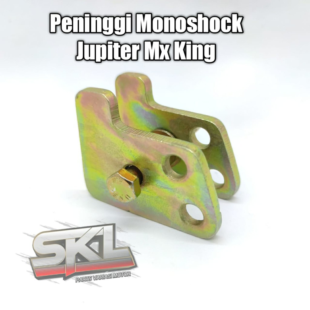 Paket Hemat Peninggi Monoshock Belakang Dan Depan Jupiter Mx King Plus Standar Samping Panjang 28cm