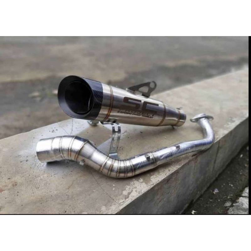 knalpot racing SC inlet 38 all matic