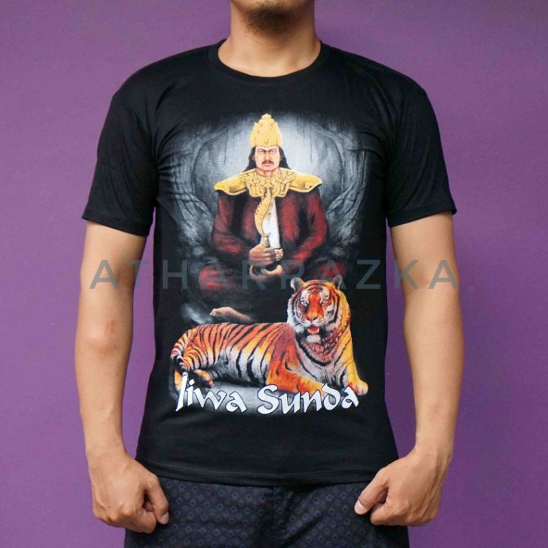 Kaos Macan Siliwangi Jiwa Sunda - kaos Spandek macan