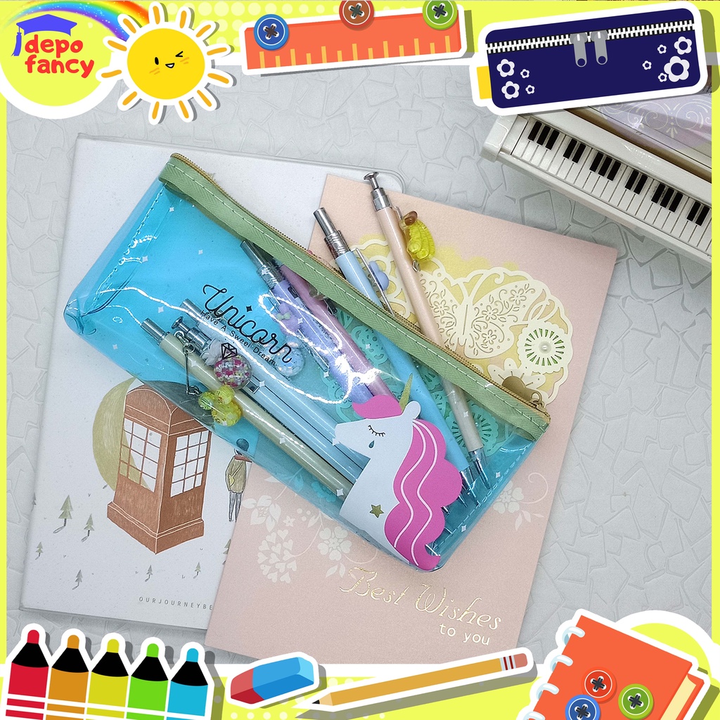 

Kotak Pensil Kain 1 Resleting / Tempat Pensil / Tepak Pensil / Boks Pensil / Box Pen Lucu Cantik 21319-4