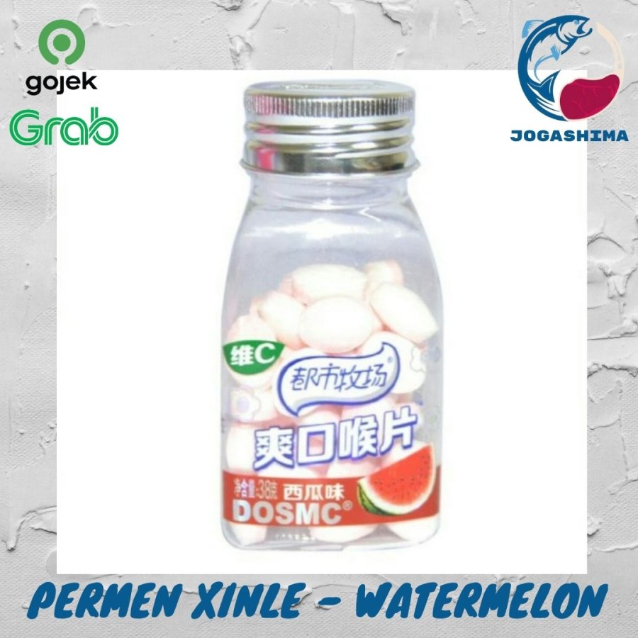 

Permen Xinle water melon/ permen semangka / healthy candy 38g