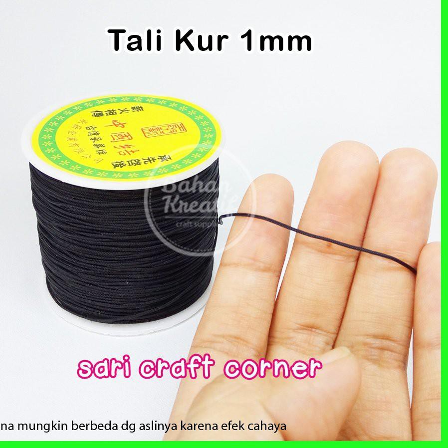 ★OCT★ 730 Per ROL - Tali Giok Kur 1mm - Tali Simpul HP Macrame - Knot Cord ♟
