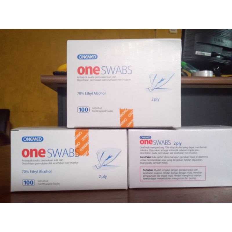 ALKOHOL SWAB 70% ONEMED / Tisu medis