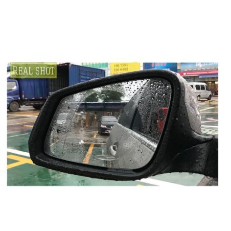 [PENGHILANG EMBUN] Sticker Oval Kaca Spion Rainproof Waterproof 2 PCS