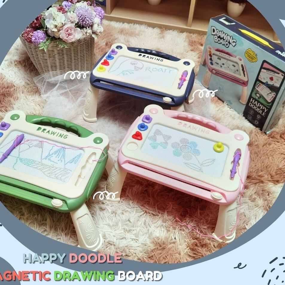 

Update - Tromso Happy Doodle Magnetic Drawing Board / Papan Meja Gambar Sketsa Pad Magnetik Tanpa Tinta untuk Anak Usia 2-4 Tahun