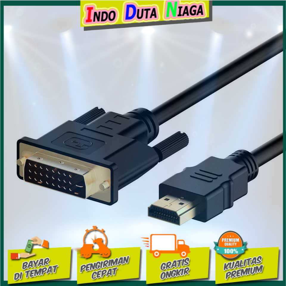 IDN TECH - FSU Kabel Video Adapter HDMI to DVI 24+1 Pin 1080P 1.8M - BL-DH