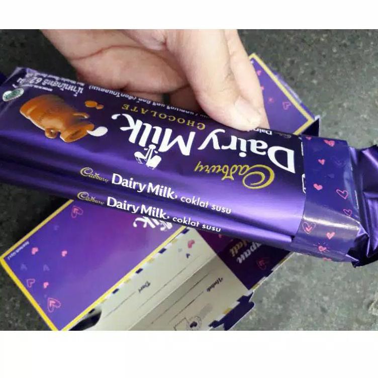 

F⚡ASH SALE 1 Get 1 Coklat Cadbury Dairy Milk 62 gr Beli Satu Dapat Dua Valentine