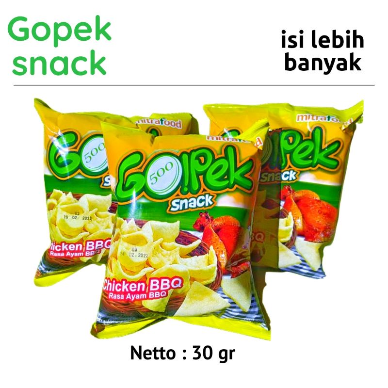 

Snack Gopek Rasa Ayam BBQ. termurah isi lebih banyak