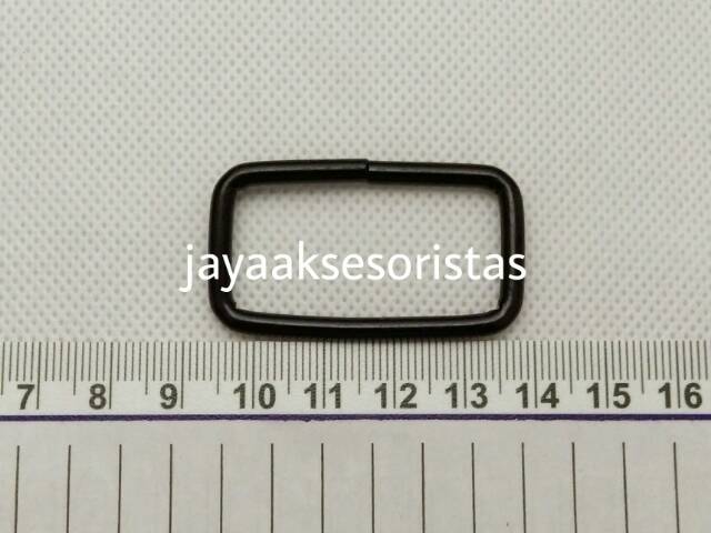 Ring kotak tas metal 3.8 cm murah