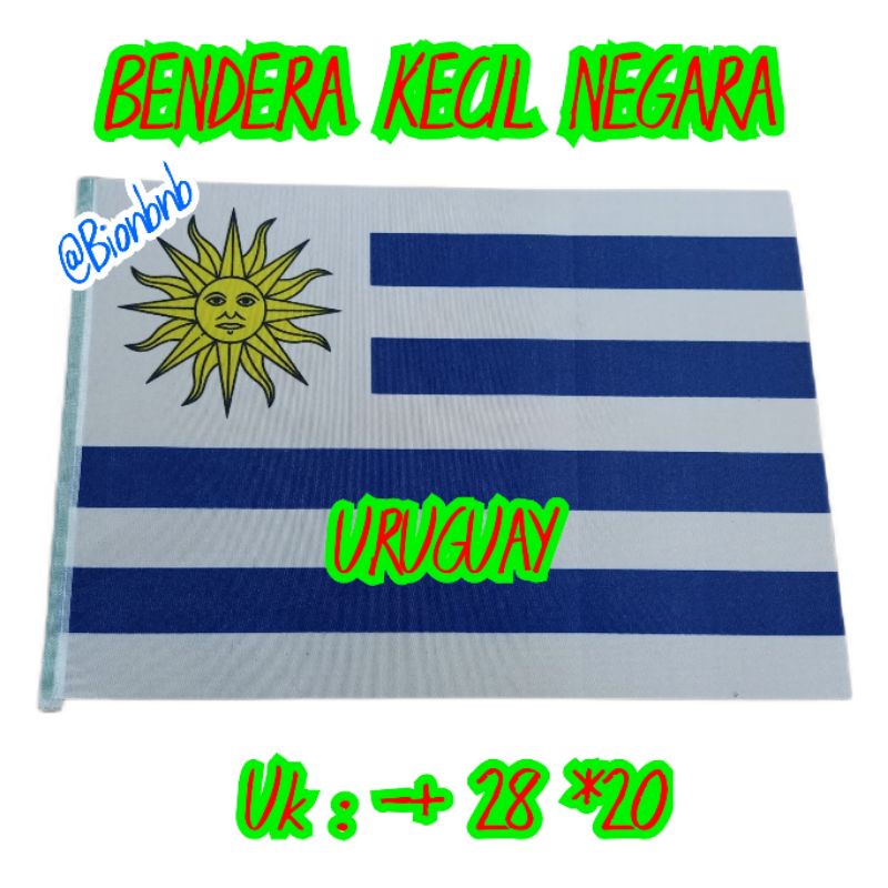BENDERA NEGARA URUGUAY BENDERA KECIL NEGARA BENDERA NEGARA