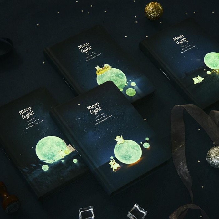 

[RESTOCK] Glowinthedark Diary Notebook