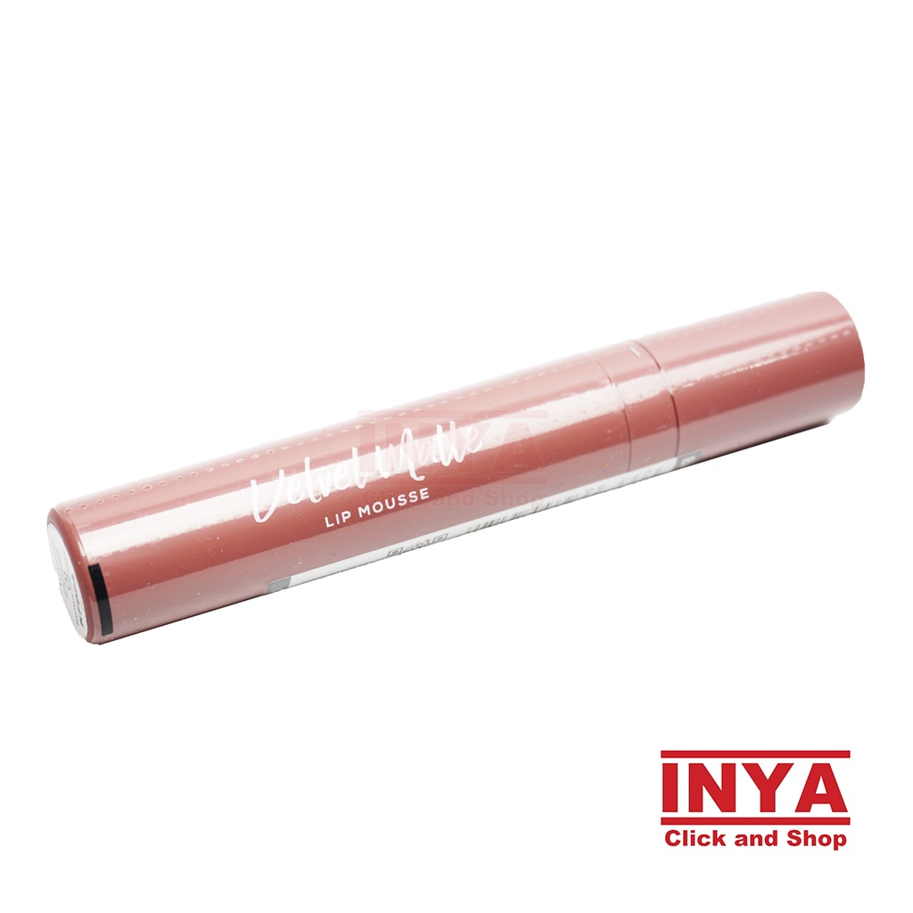 WARDAH COLORFIT VELVET MATTE LIP MOUSSE 01 BROWN DREAMER 4gr