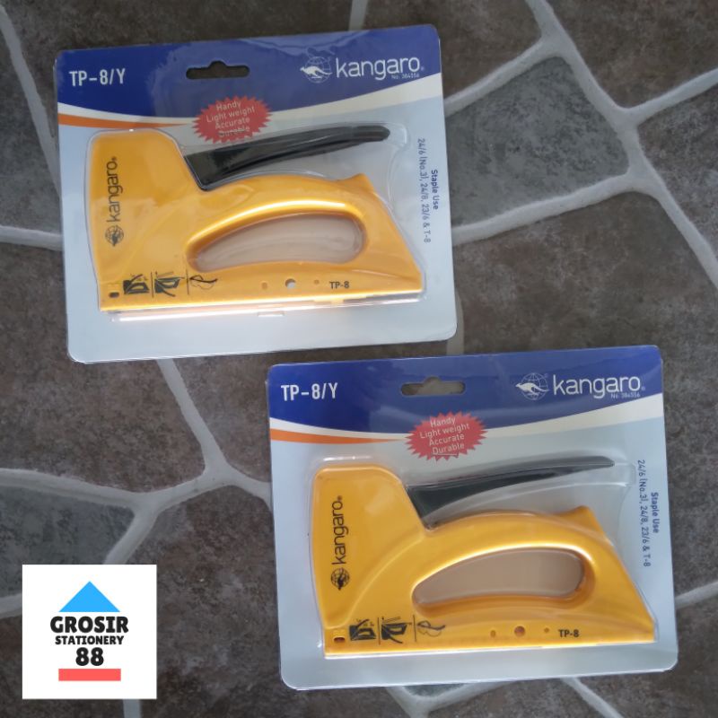 

Gun Tacker / Alat Stapler Tembak / Stapler Kayu Plastik Kangaro TP-8