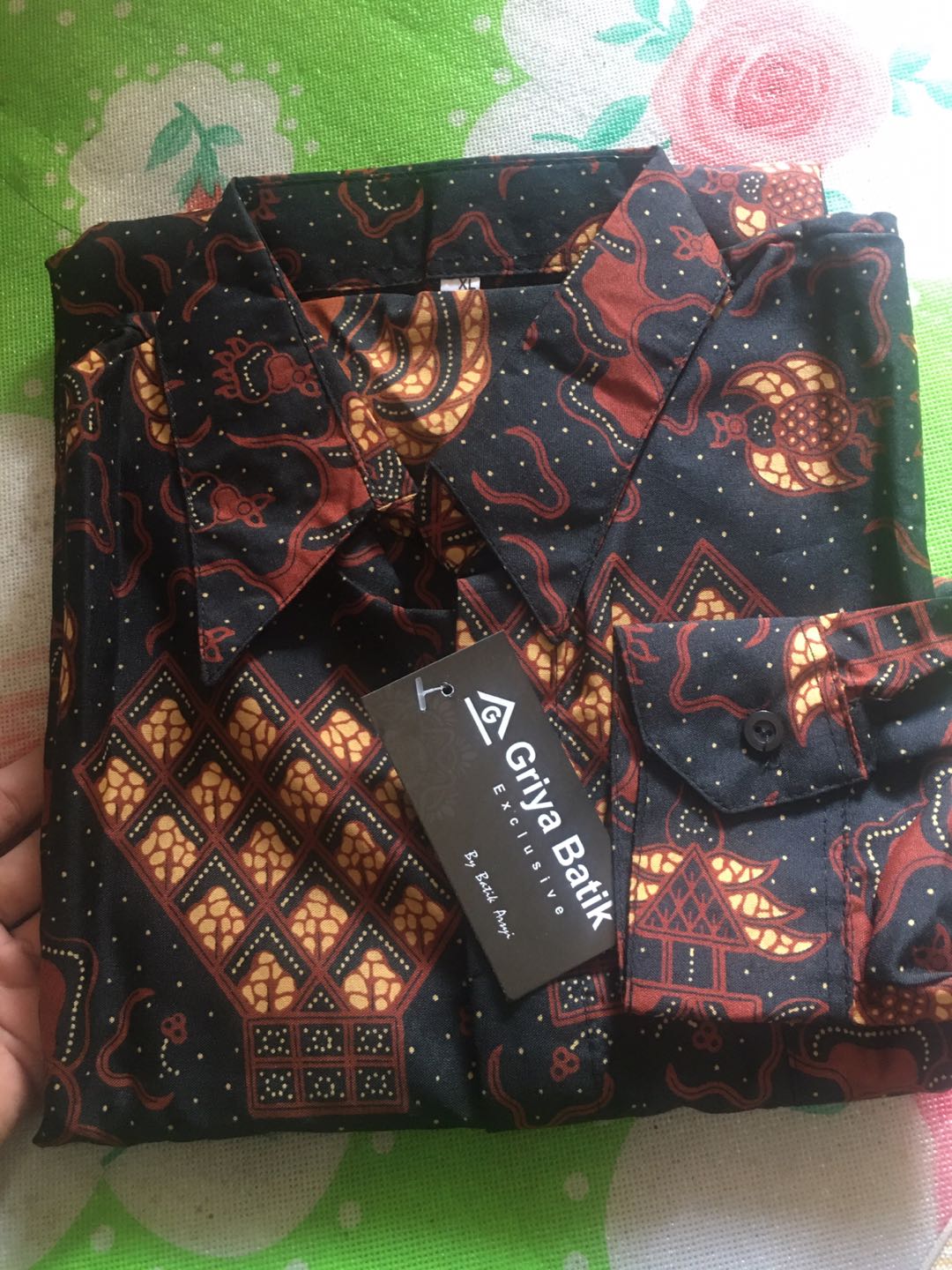 Kemeja Batik Lengan Panjang /jumbo / Seragam Kantor / Kondangan/ Baju Pria Dewasa /  Formal / Kasual