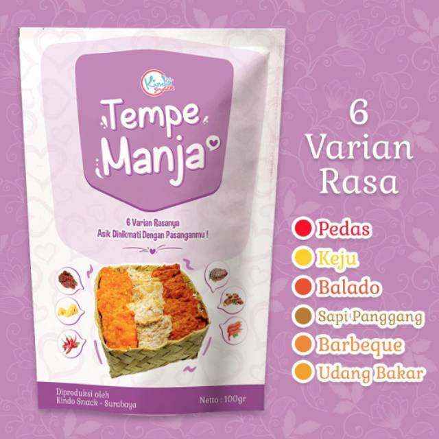 

Cemilan Tempe Manja