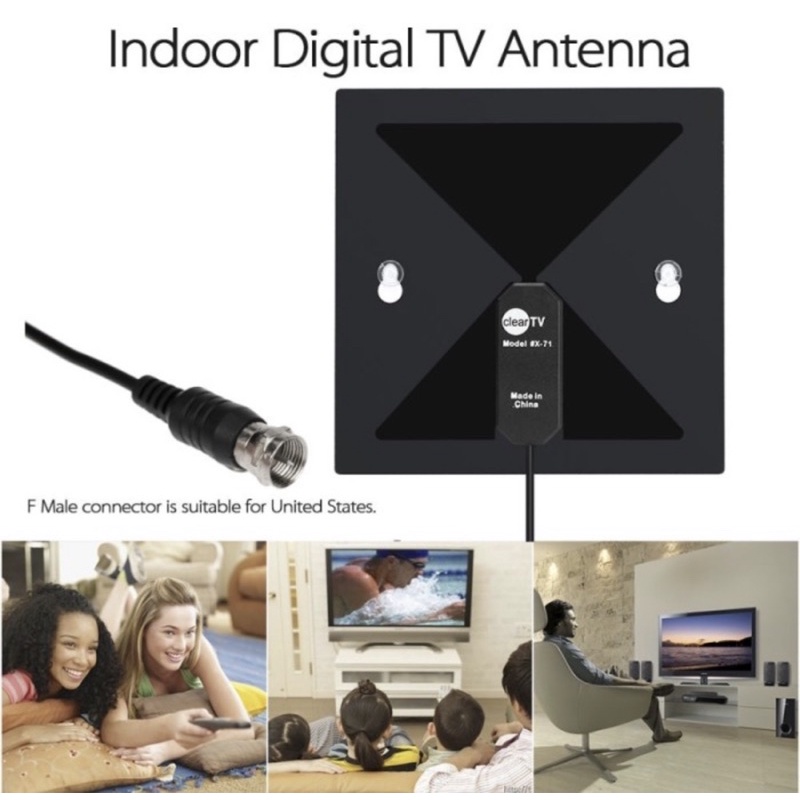 Antena TV Digital Indoor HDTV X-71 - Antena  TV -