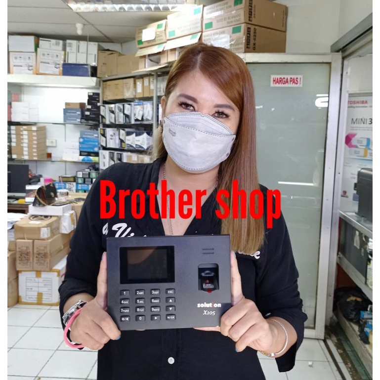 Mesin absensi sidik jari/finger print Solution X105