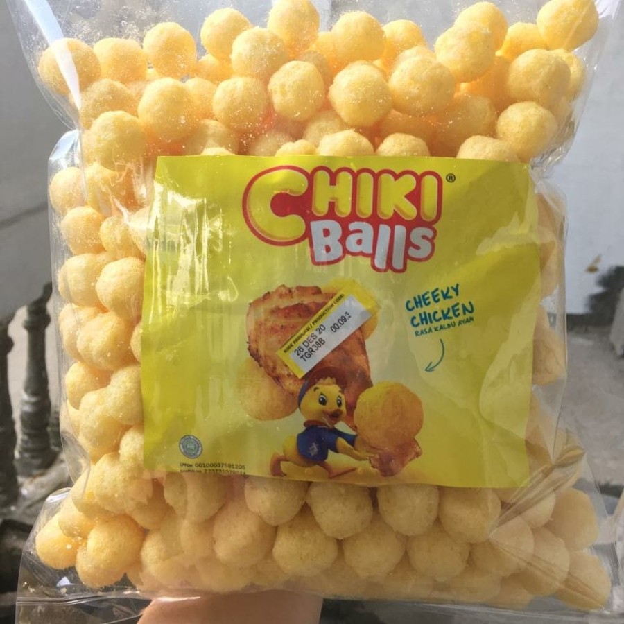 

Cemilan snack jaman dulu Chiki Balls 250gr keju , ayam atau coklat