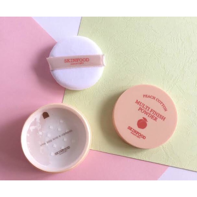 Preloved Skinfood Peach cotton powder