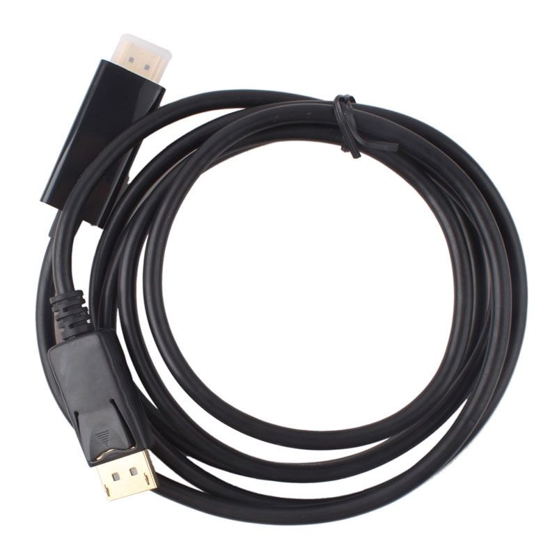 Kabel Adaptor Displayport ke HDMI 1.8 m - DP102 - Black