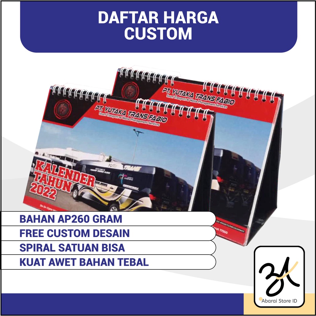 

KALENDER MEJA / KALENDER DUDUK TAHUN 2022 DESAIN CUSTOM
